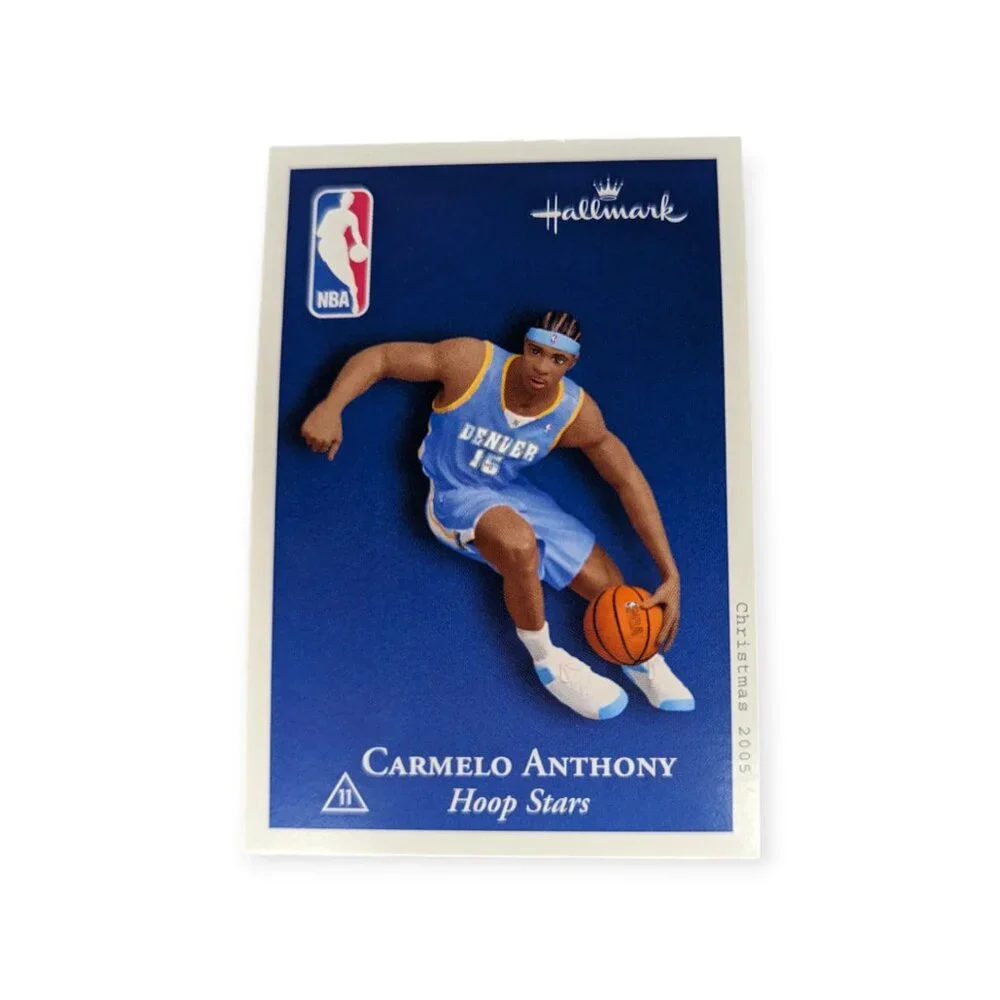 Hallmark Keepsake Ornament 2005 Carmelo Anthony Hoop Stars Collector Series
